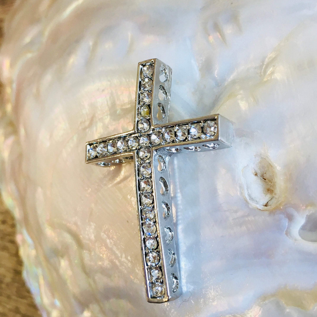 Alloy Silver Cross Connectors | Bellaire Wholesale