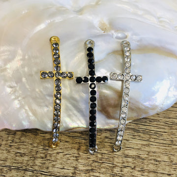 Gold/ Rhodium Cross Connectors | Bellaire Wholesale