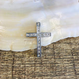 Silver Cross with Rhinestones | Bellaire Wholesale