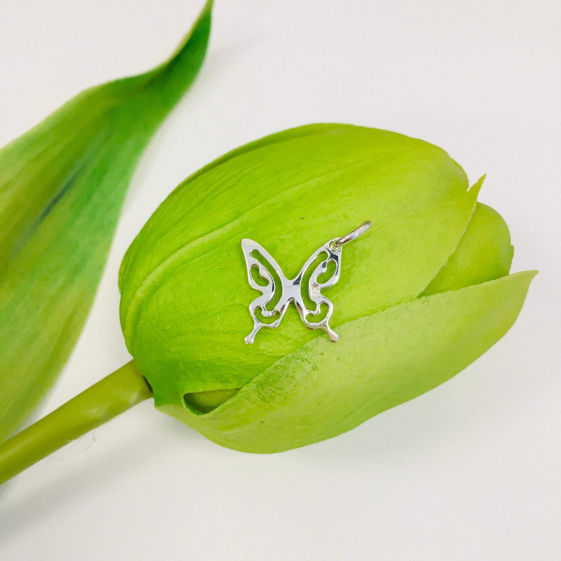 Sterling Silver Dainty Butterfly Charm | Bellaire Wholesale