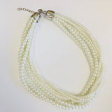Glass Pearl Twisted Choker Necklace | Bellaire Wholesale