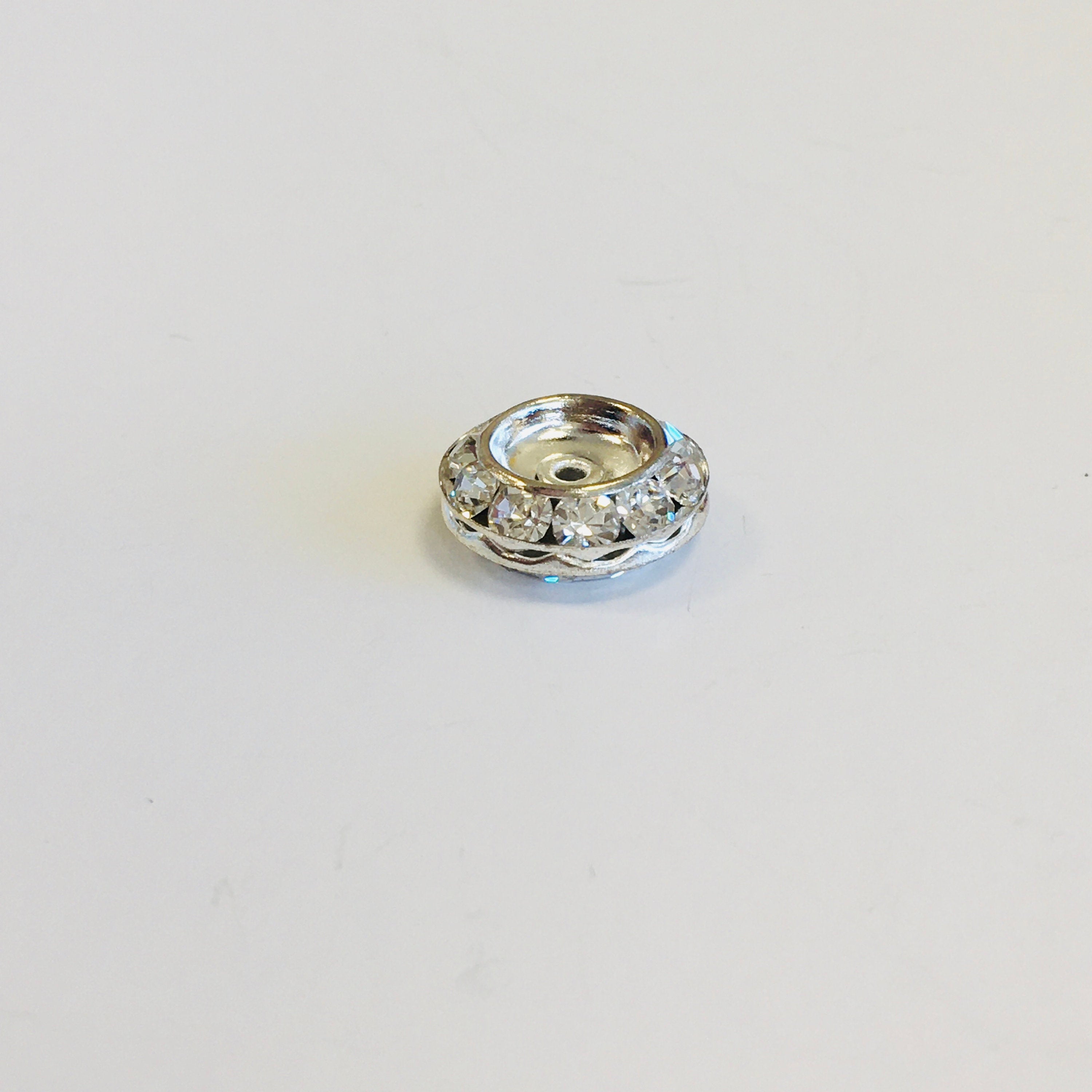 Alloy Silver Rondelle Beads | Bellaire Wholesale