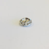 Alloy Silver Rondelle Beads | Bellaire Wholesale