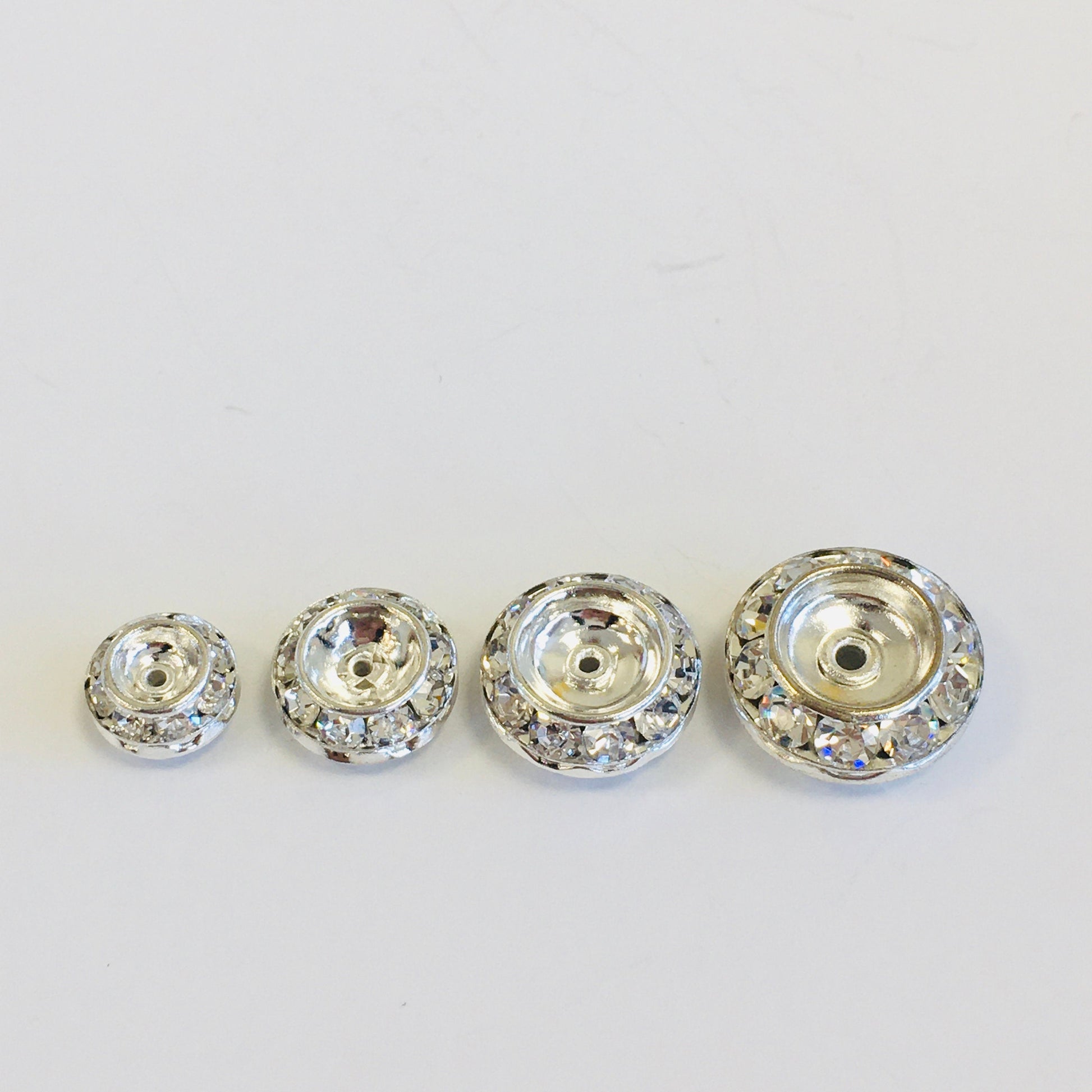 Alloy Silver Rondelle Beads | Bellaire Wholesale