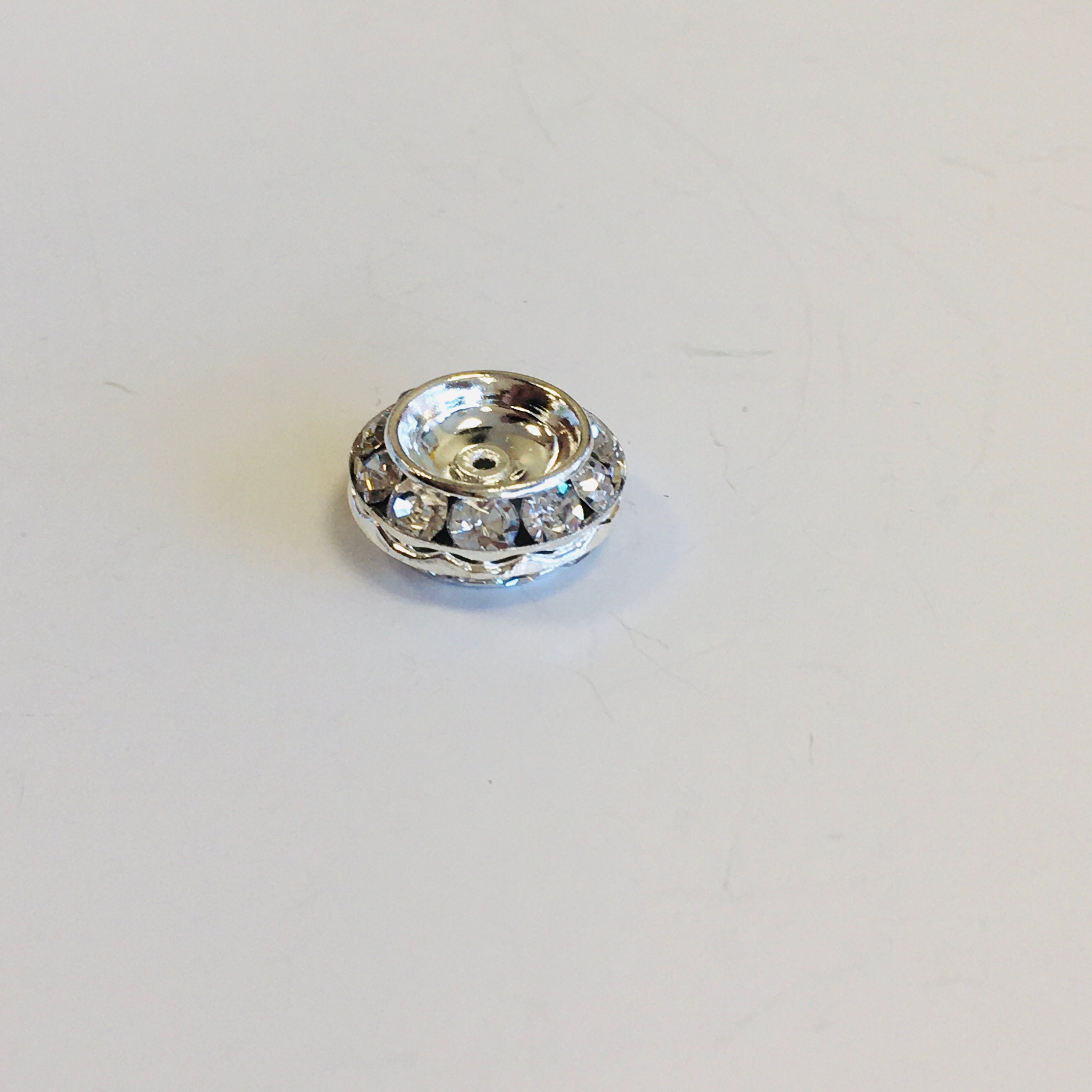 Alloy Silver Rondelle Beads | Bellaire Wholesale