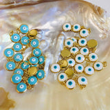 18k Gold Plated Evil Eye, 10mm |  Bellaire Wholesale