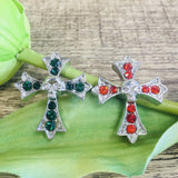 Cross with skull Bead/ Connector | Bellaire Wholesale