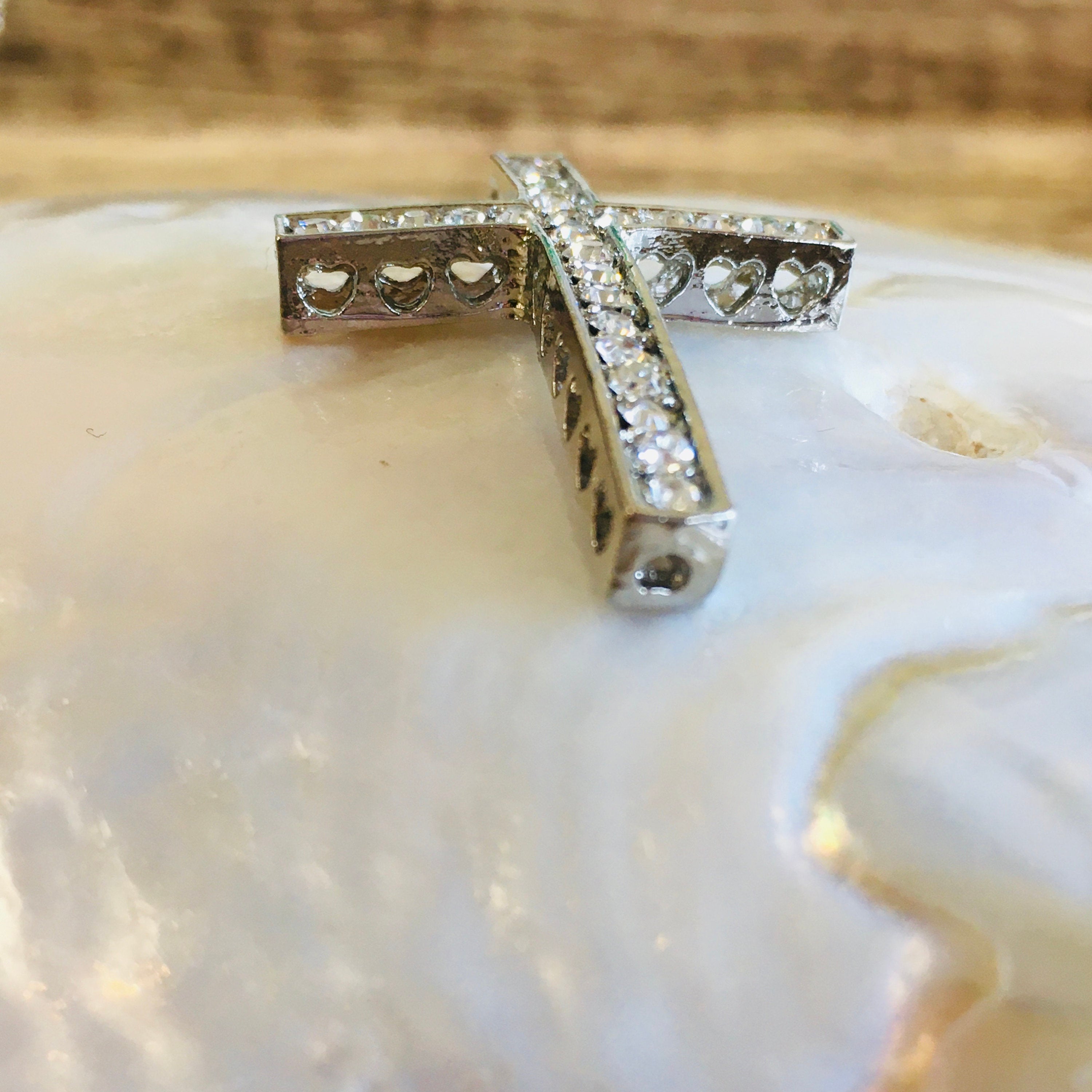 Alloy Silver Cross Connectors | Bellaire Wholesale
