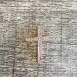 Rose Gold/ Bronze Cross Connectors | Bellaire Wholesale