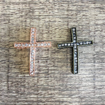 Rose Gold/ Bronze Cross Connectors | Bellaire Wholesale
