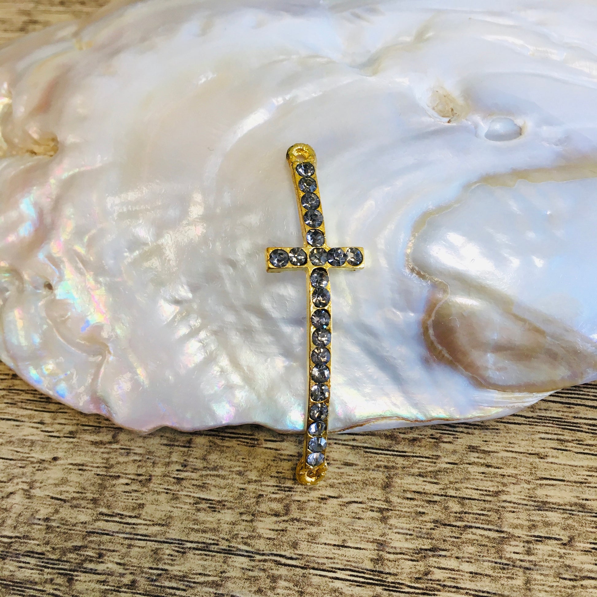 Gold/ Rhodium Cross Connectors | Bellaire Wholesale