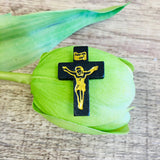 Jesus Imprint Wooden Cross Beads | Bellaire Wholesale