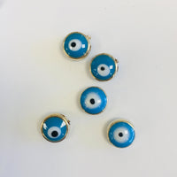 8mm Alloy Evil Eye Beads | Bellaire Wholesale