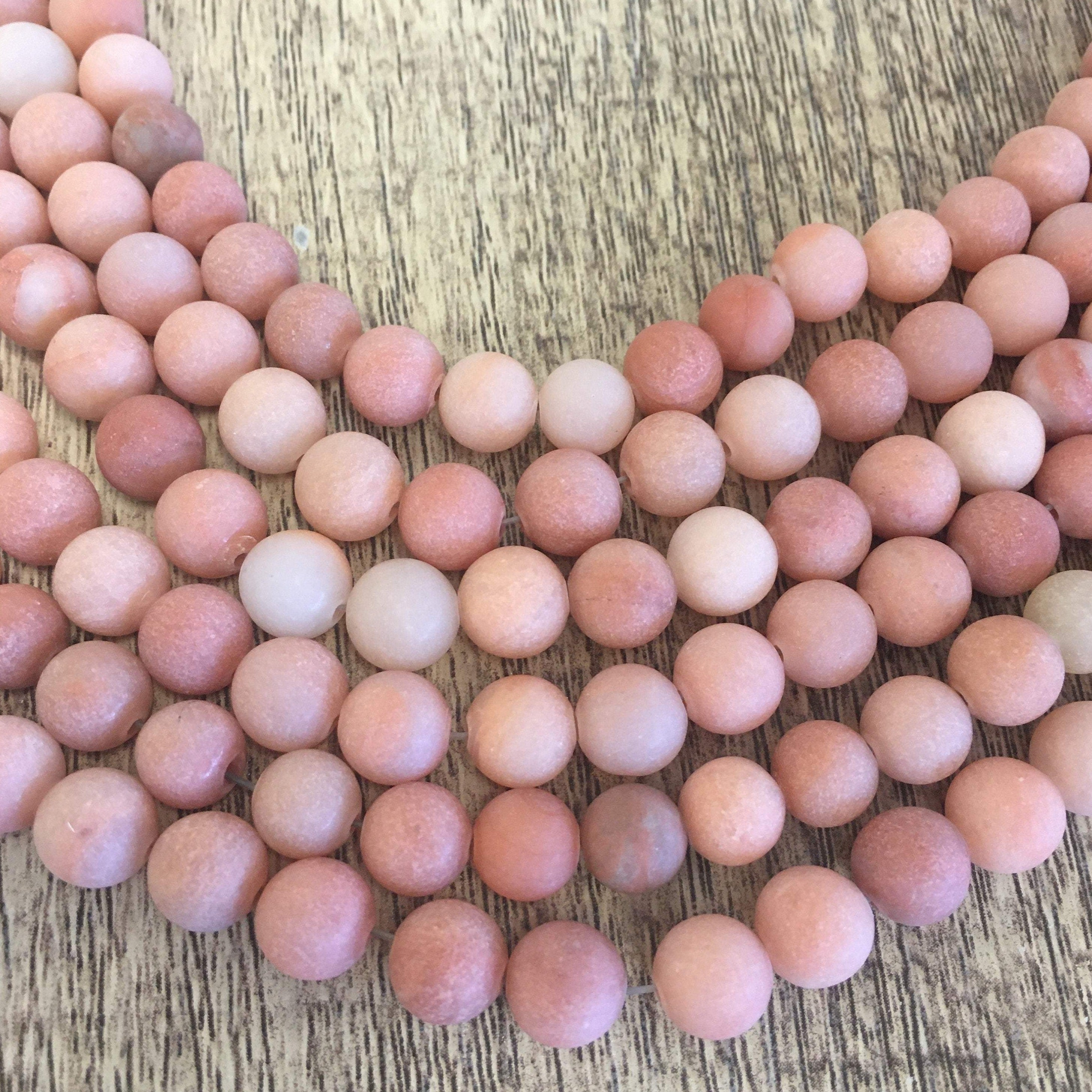 Matte Pink Aventurine Beads | Bellaire Wholesale