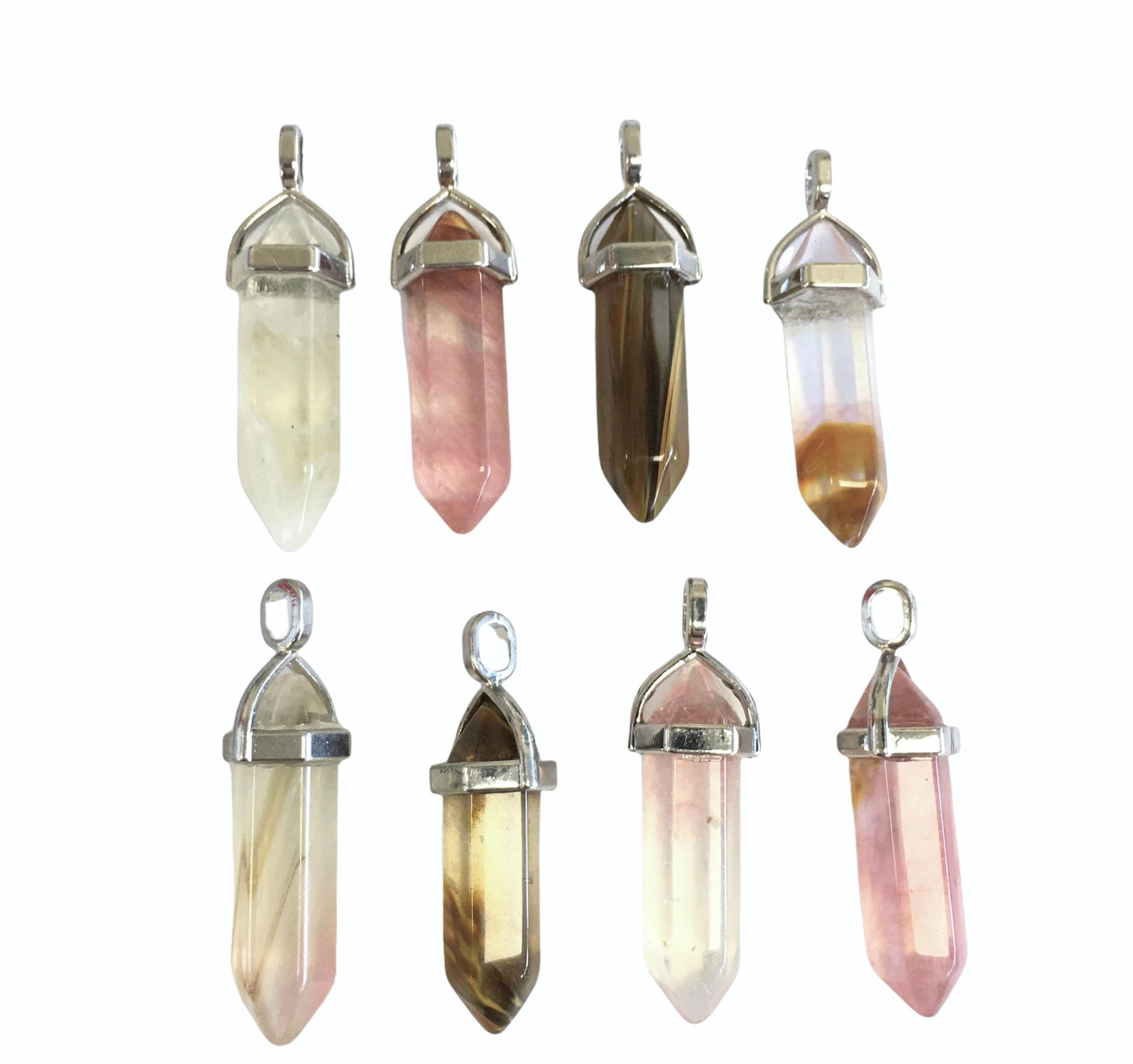 Water Melon Quartz Bullet Pendant | Bellaire Wholesale