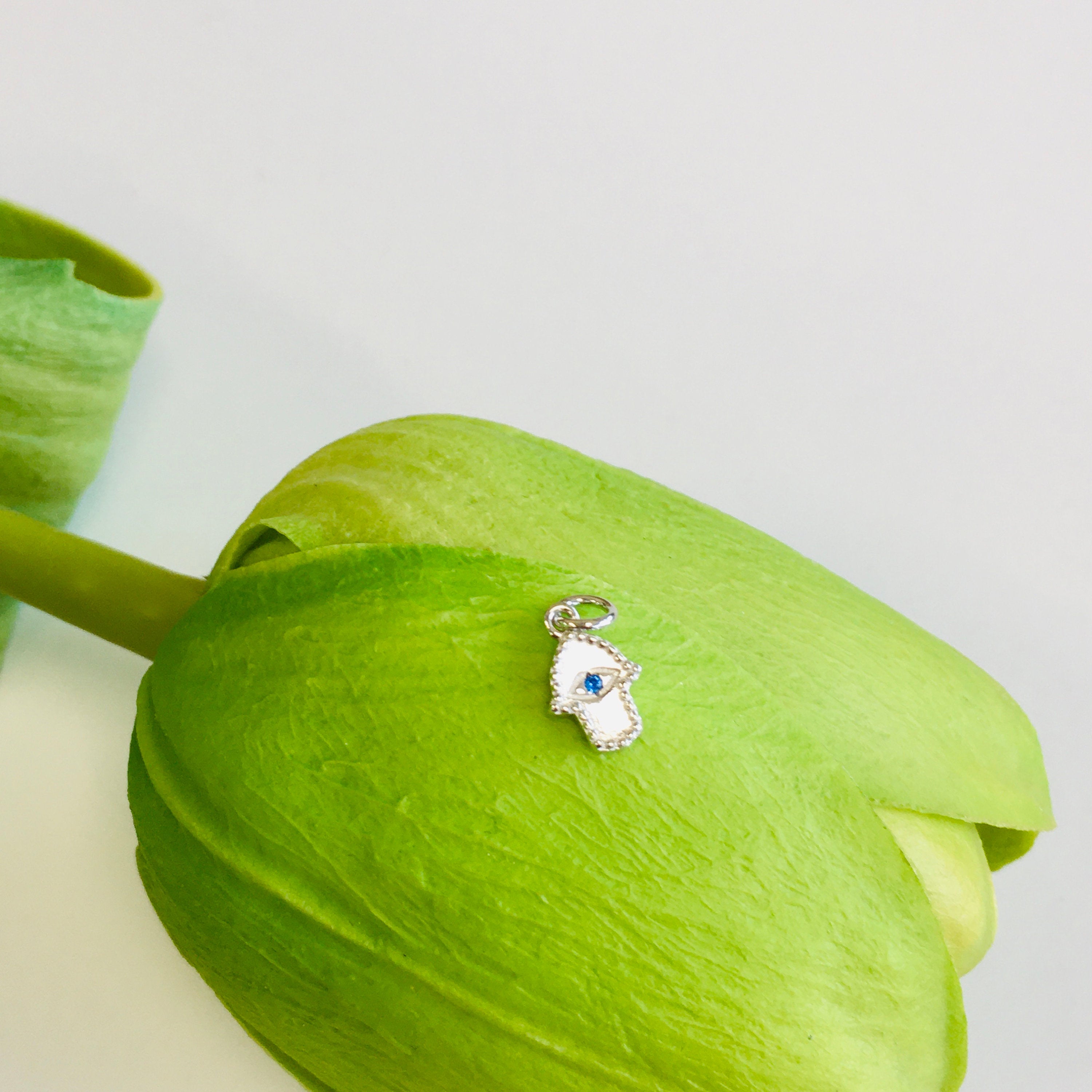 Sterling Silver Hamsa Charm | Bellaire Wholesale