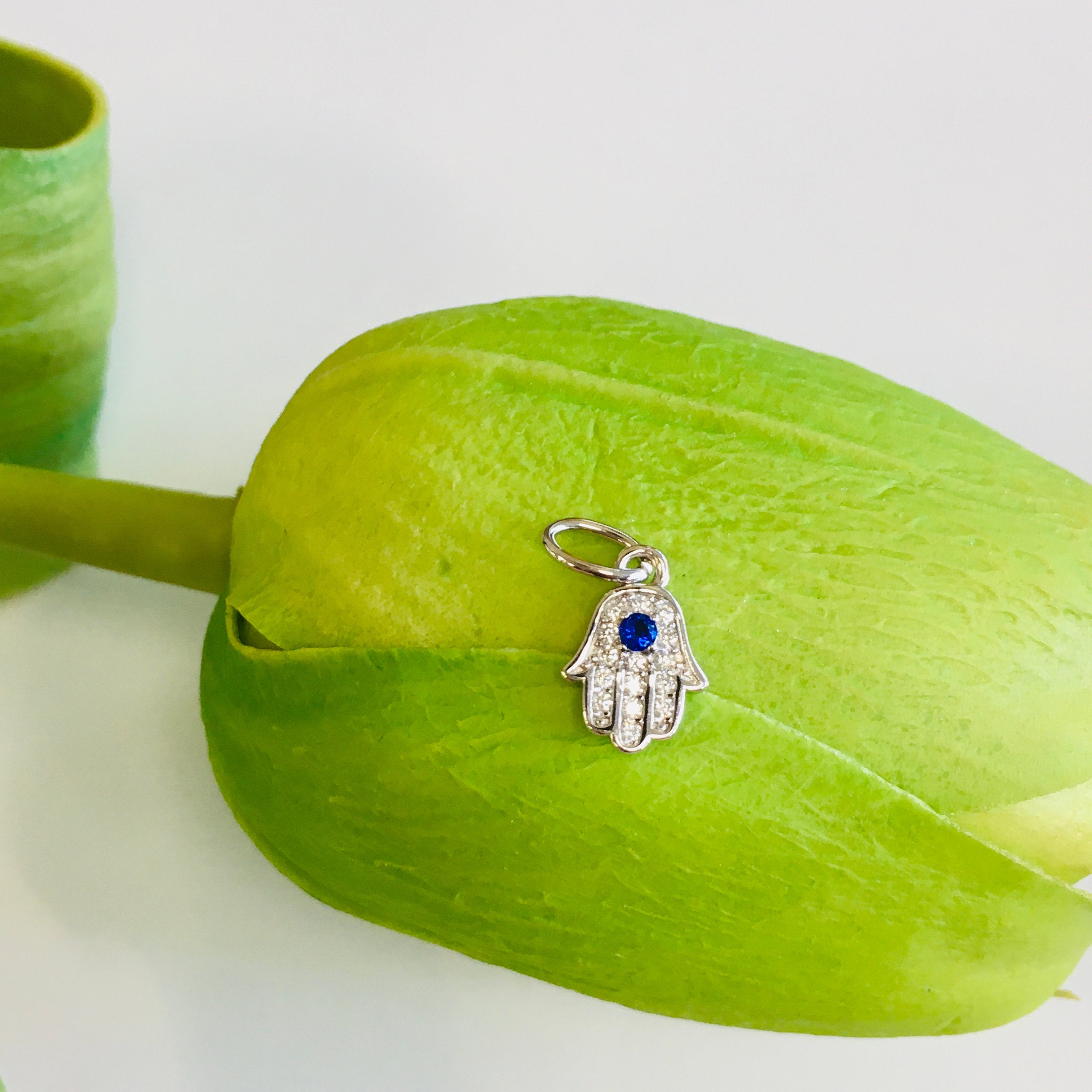 Sterling Silver Hamsa Charm | Bellaire Wholesale