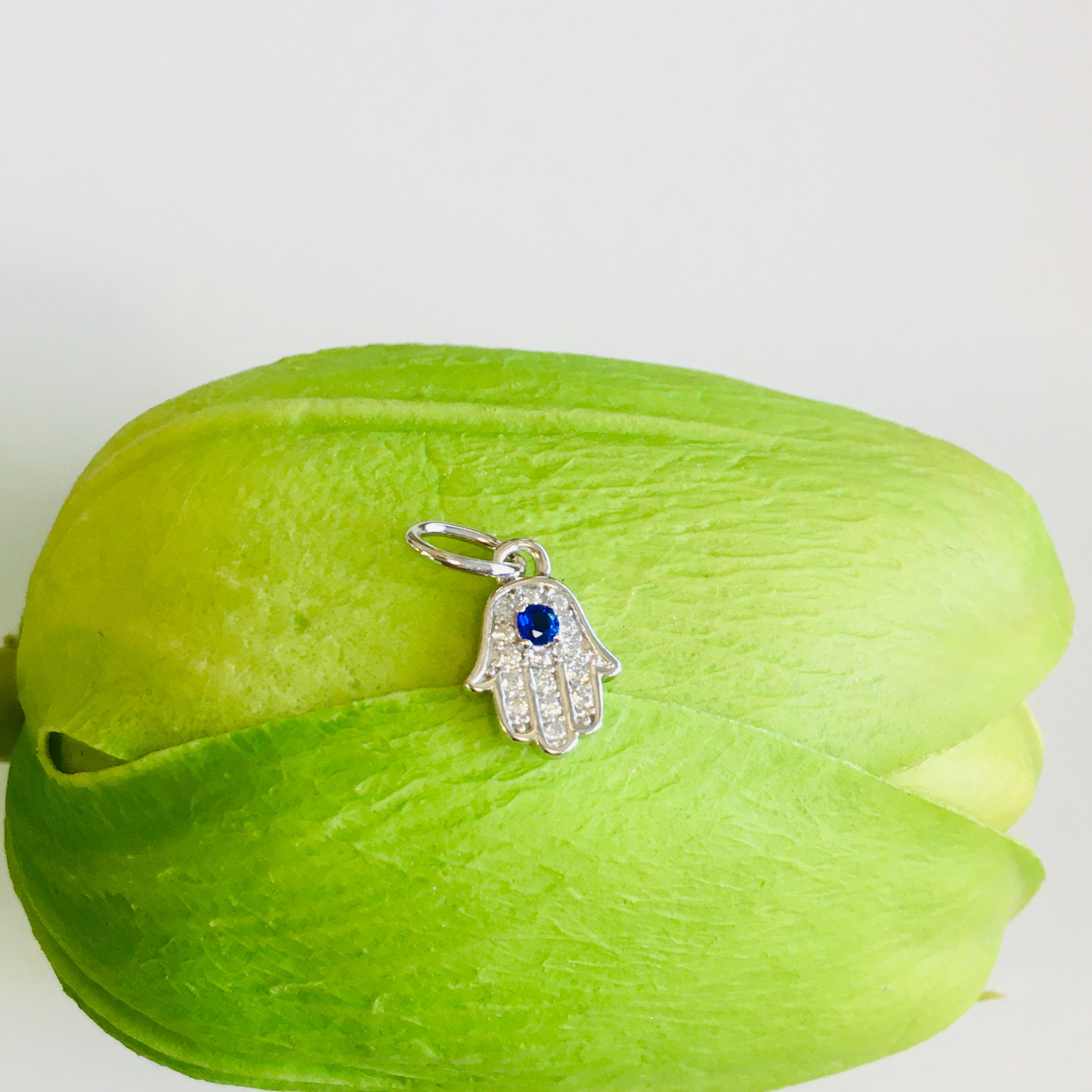 Sterling Silver Hamsa Charm | Bellaire Wholesale