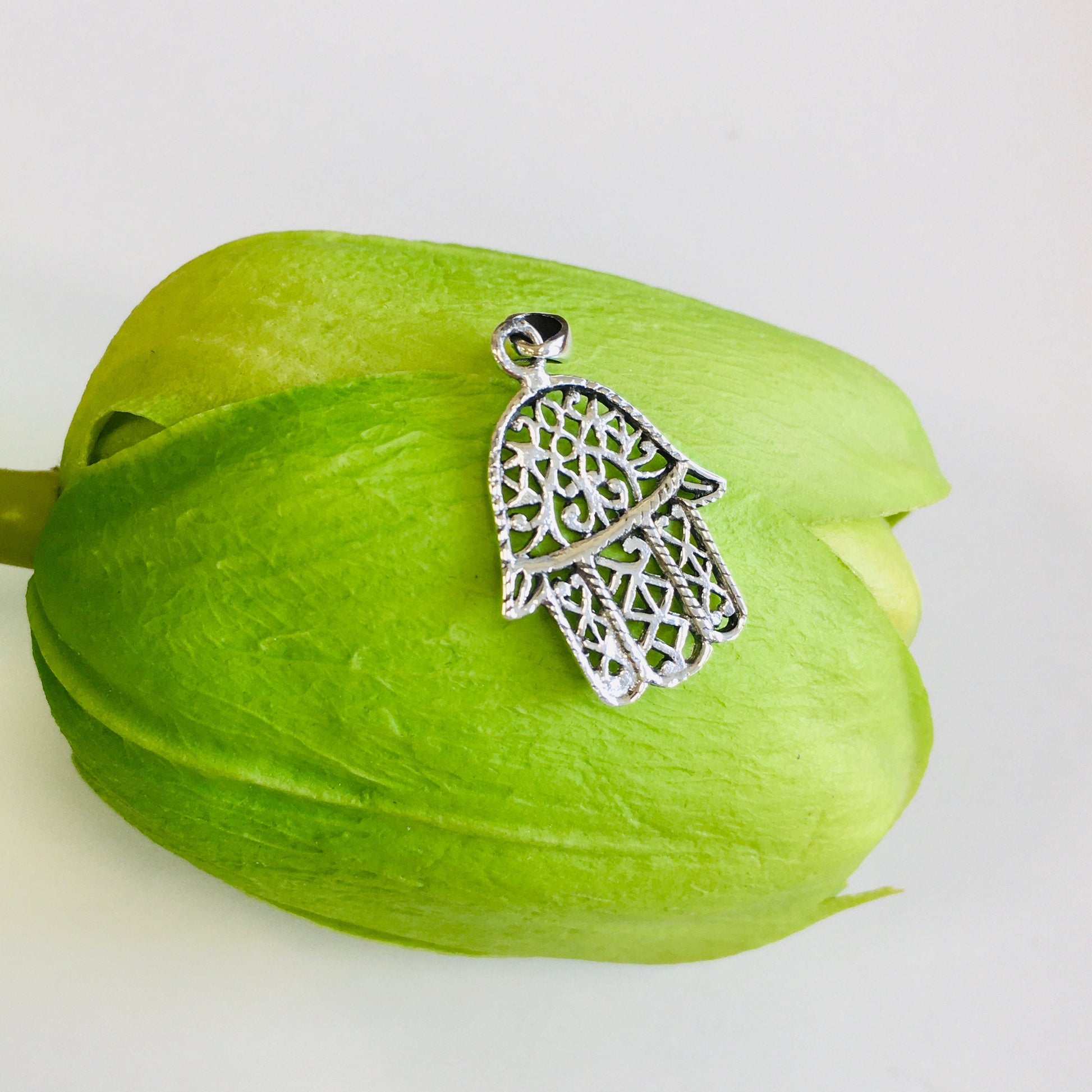 Sterling Silver Hamsa Pendant | Bellaire Wholesale