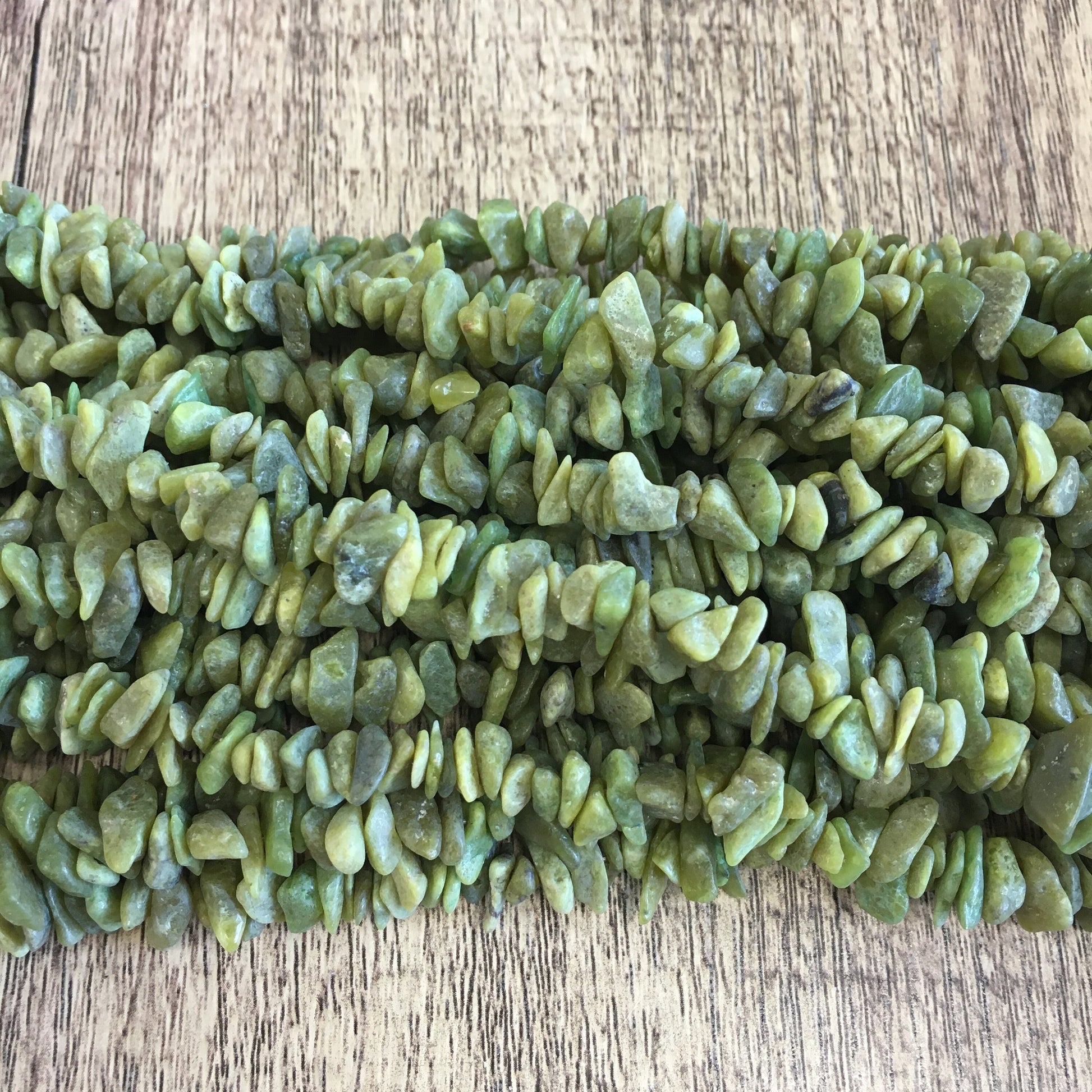Green Jade Chips Beads | Bellaire Wholesale