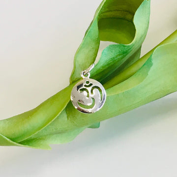 Sterling Silver OM Round Pendant | Bellaire Wholesale
