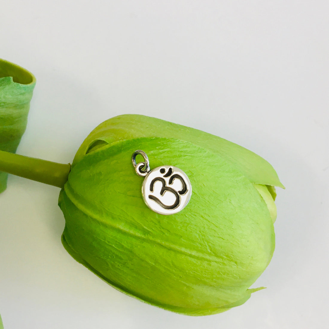 Sterling Silver Engraved OM Charm | Bellaire Wholesale