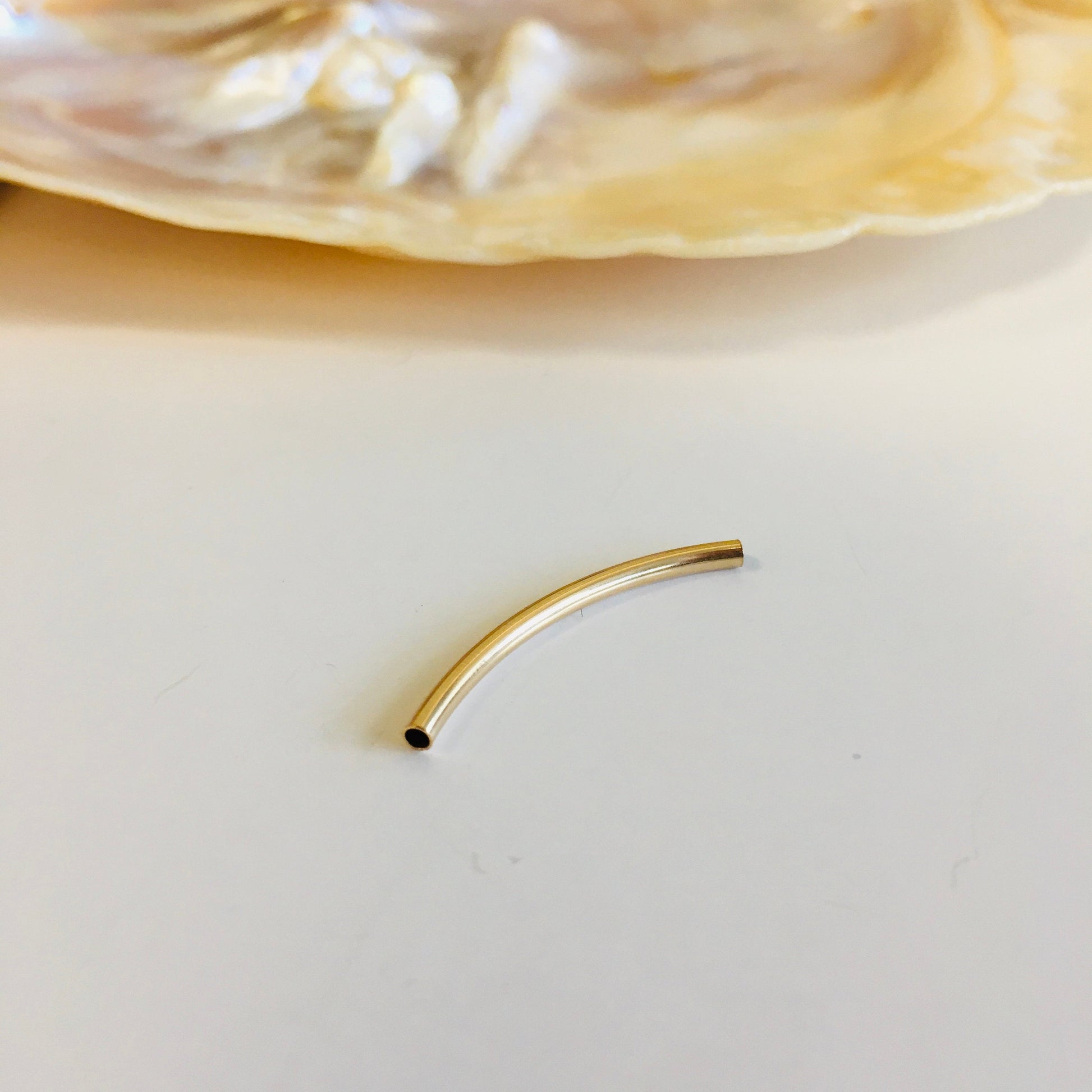 14k Gold Filled Tube Beads | Bellaire Wholesale