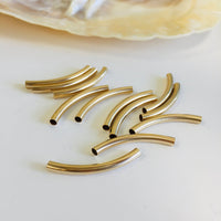 14k Gold Filled Tube Beads | Bellaire Wholesale