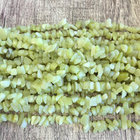 Lemon Jade Chips Beads | Bellaire Wholesale