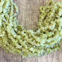 Lemon Jade Chips Beads | Bellaire Wholesale