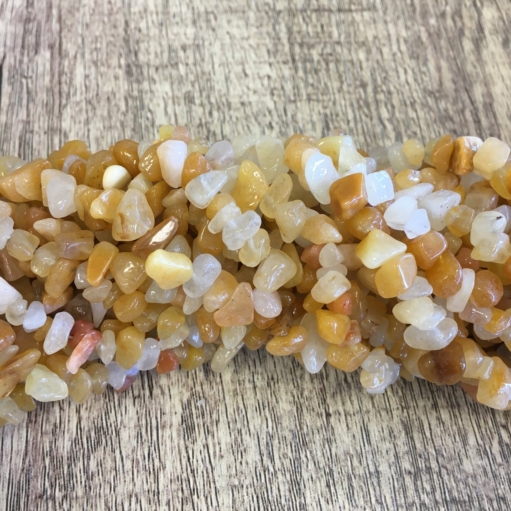Yellow Aventurine Chips Beads | Bellaire Wholesale
