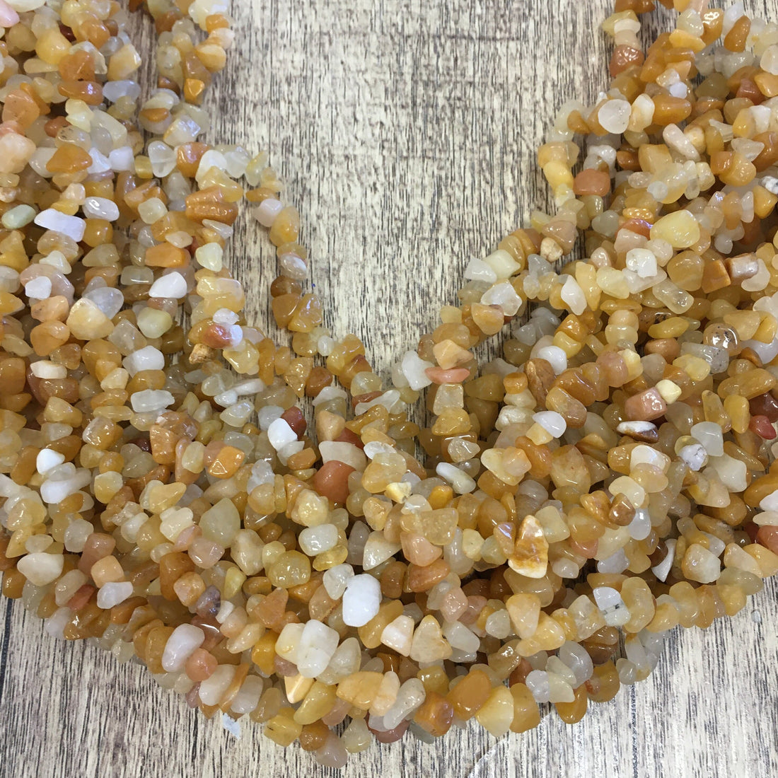 Yellow Aventurine Chips Beads | Bellaire Wholesale