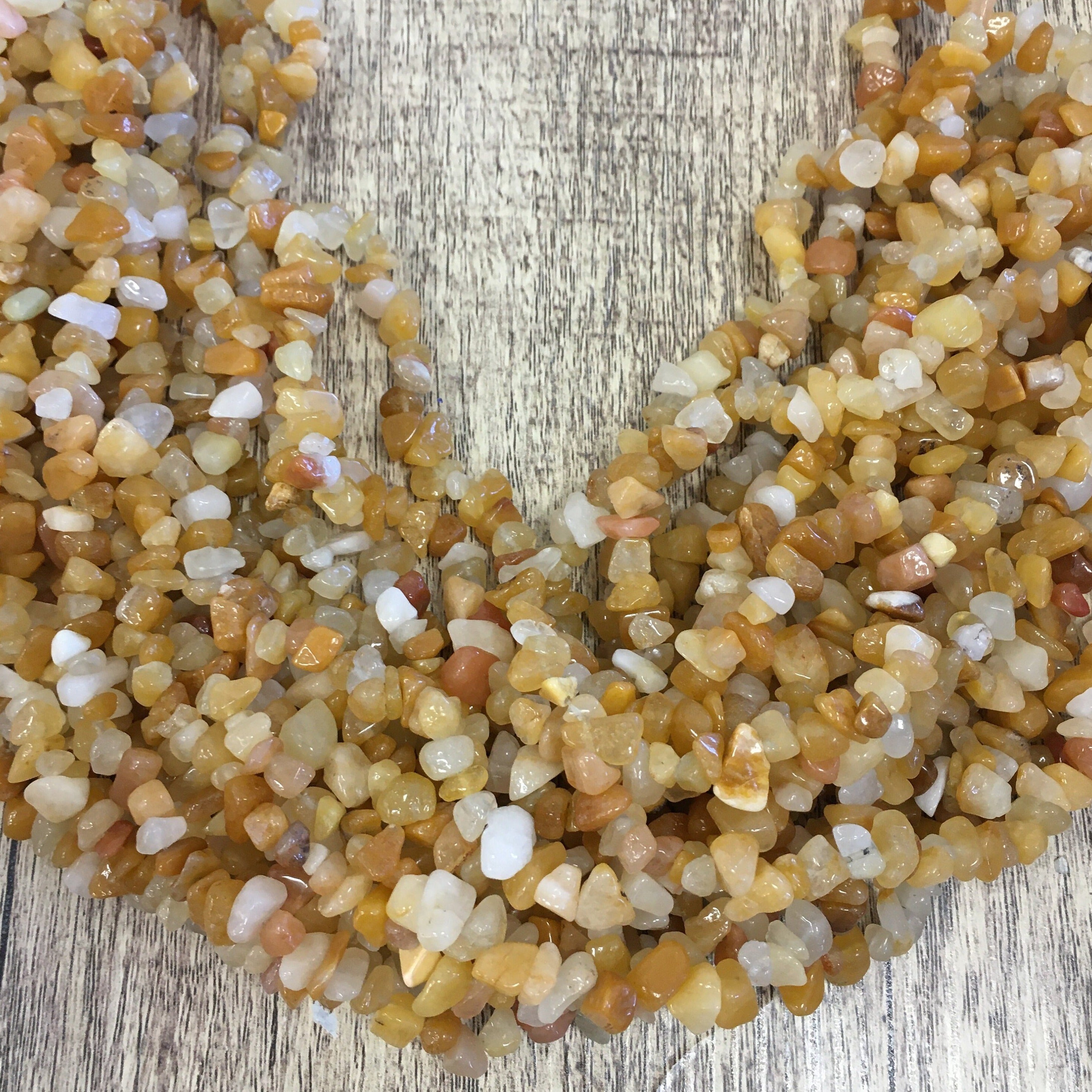 Yellow Aventurine Chips Beads | Bellaire Wholesale