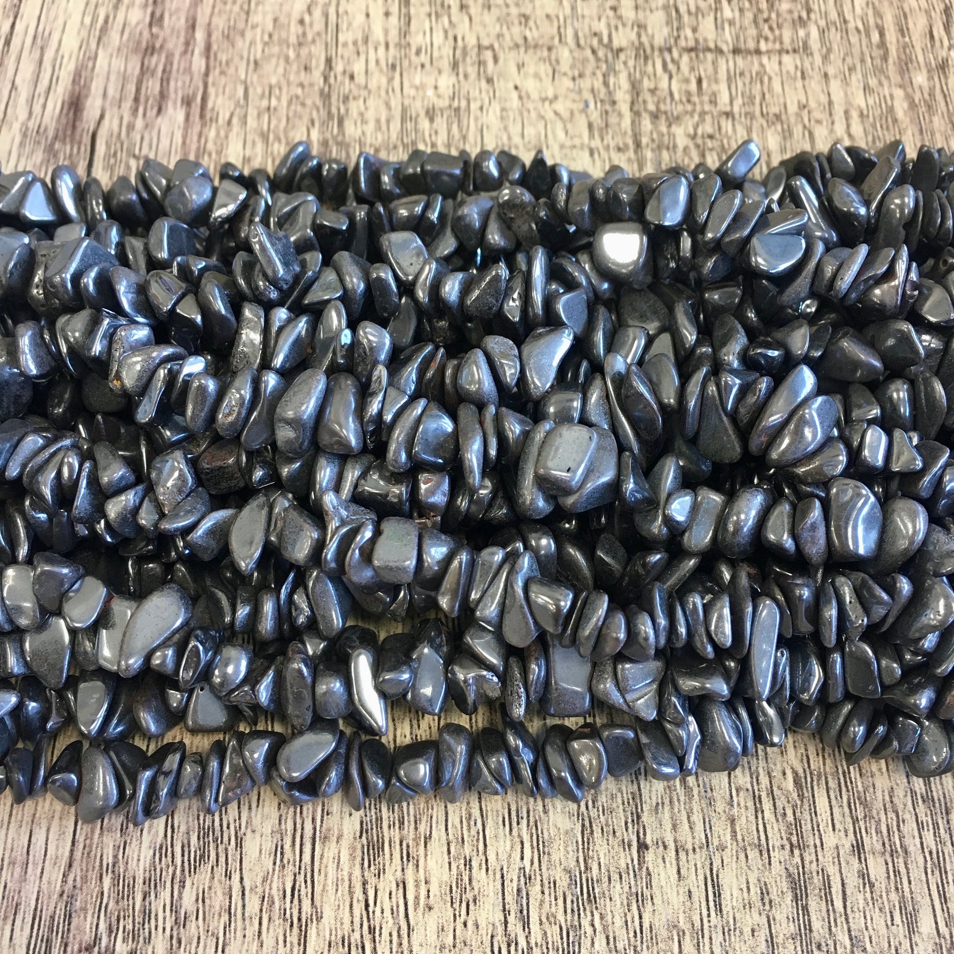 Natural Hematite Chips Beads | Bellaire Wholesale