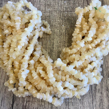 Yellow Jade Chips Beads | Bellaire Wholesale