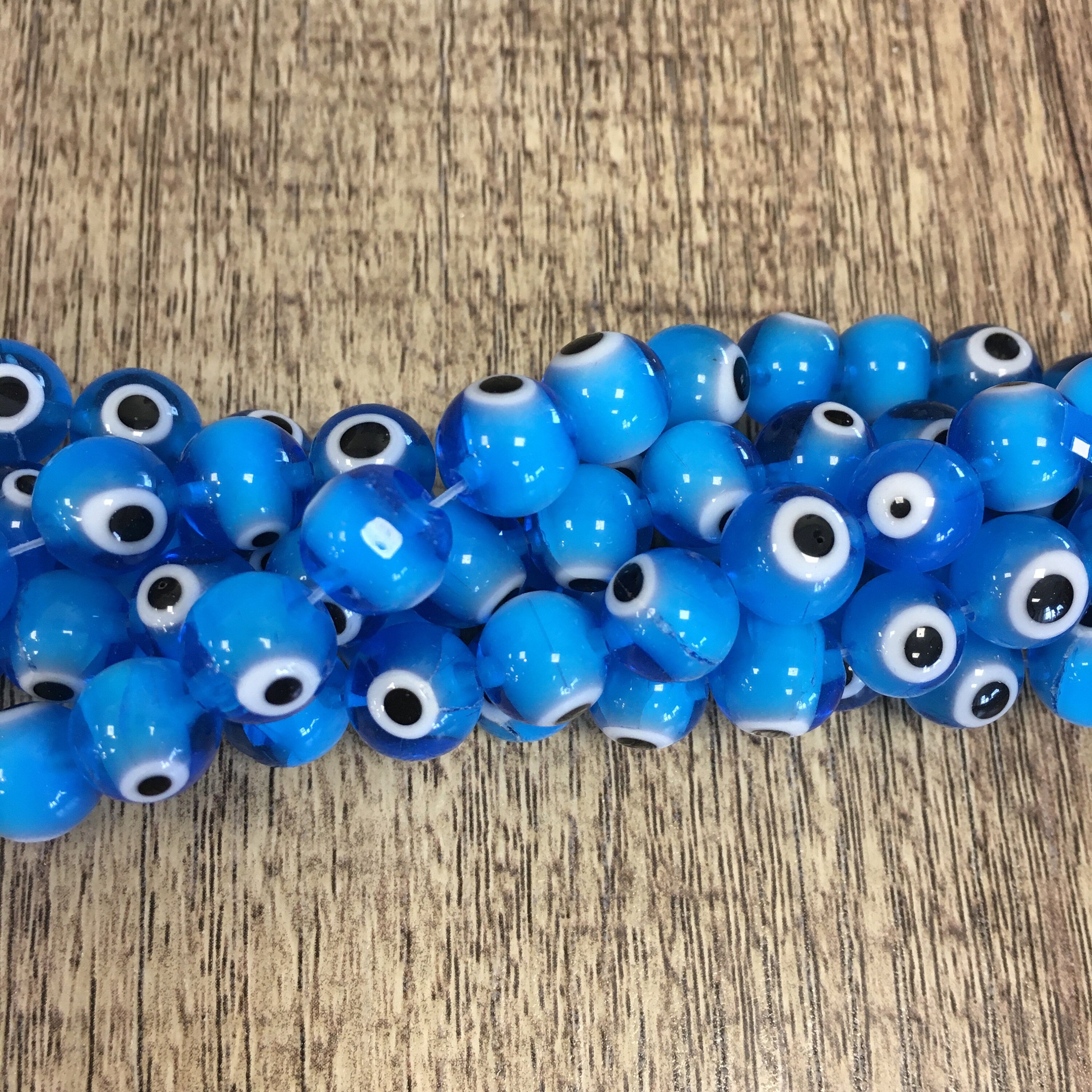Light Blue Evil Eye Glass Bead | Bellaire Wholesale