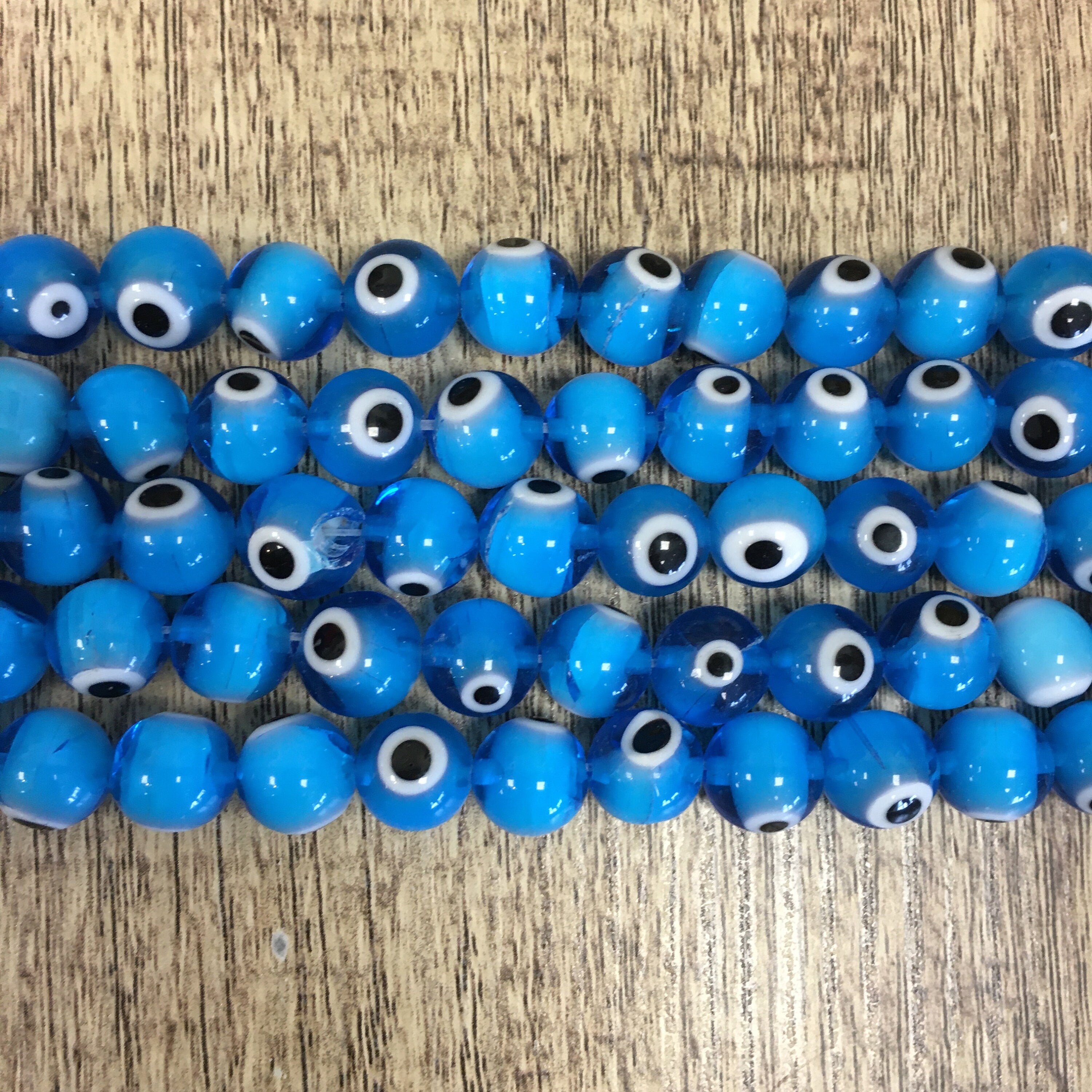 Light Blue Evil Eye Glass Bead | Bellaire Wholesale
