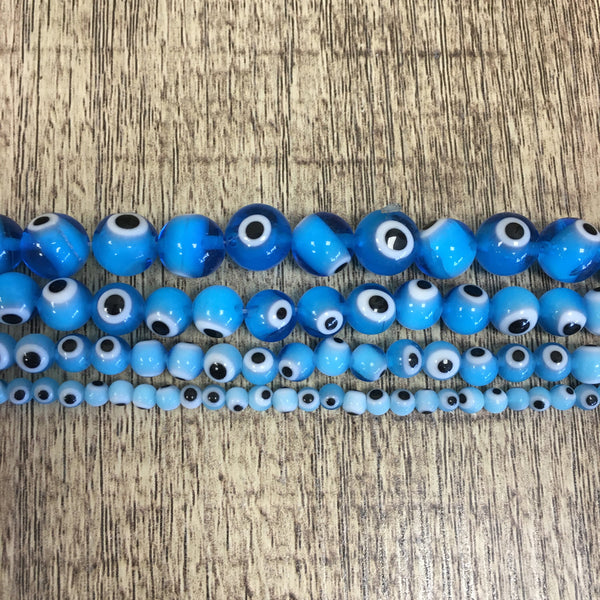 Light Blue Evil Eye Glass Bead | Bellaire Wholesale