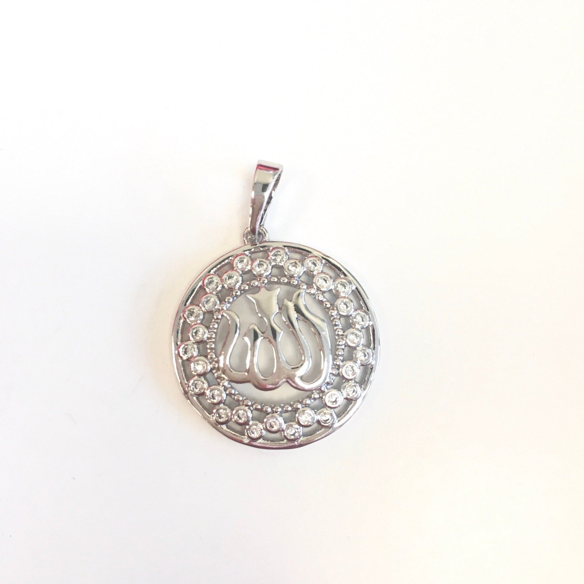 Allah Pendant Rhodium | Bellaire Wholesale