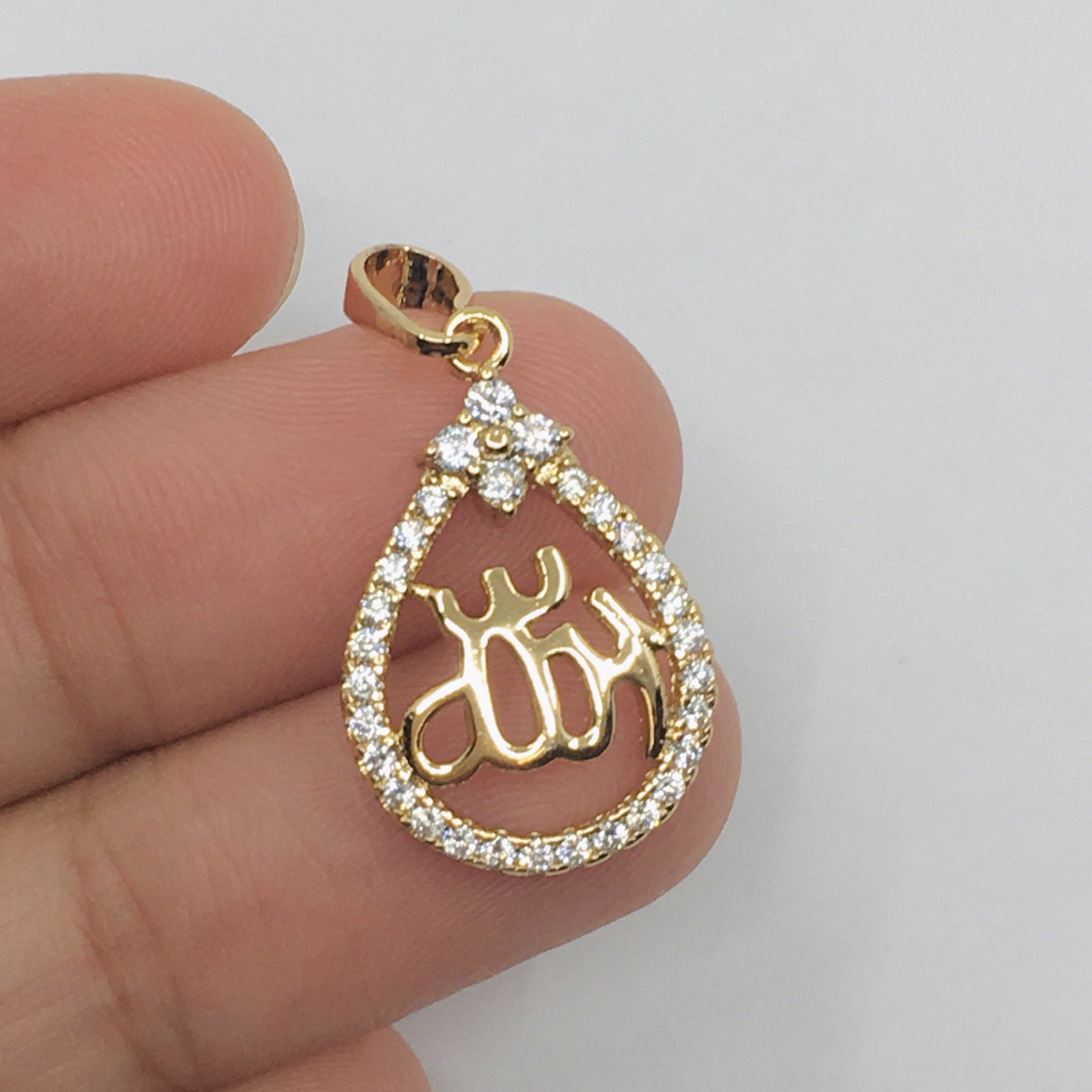 Allah Micro Pave Charm | Bellaire Wholesale