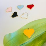 Enamel Heart Charms  | Bellaire Wholesale