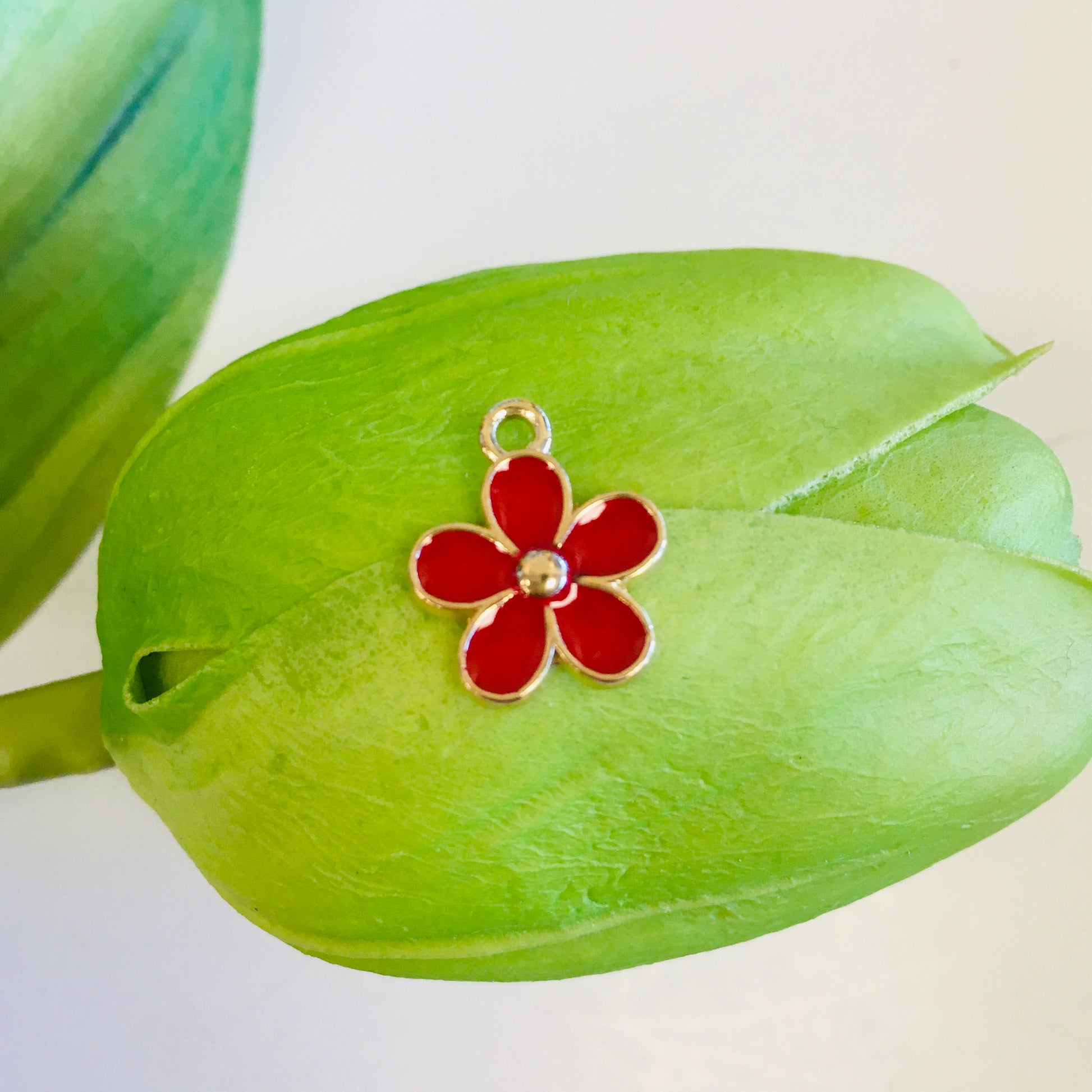 Cute Enamel Flower Charms | Bellaire Wholesale