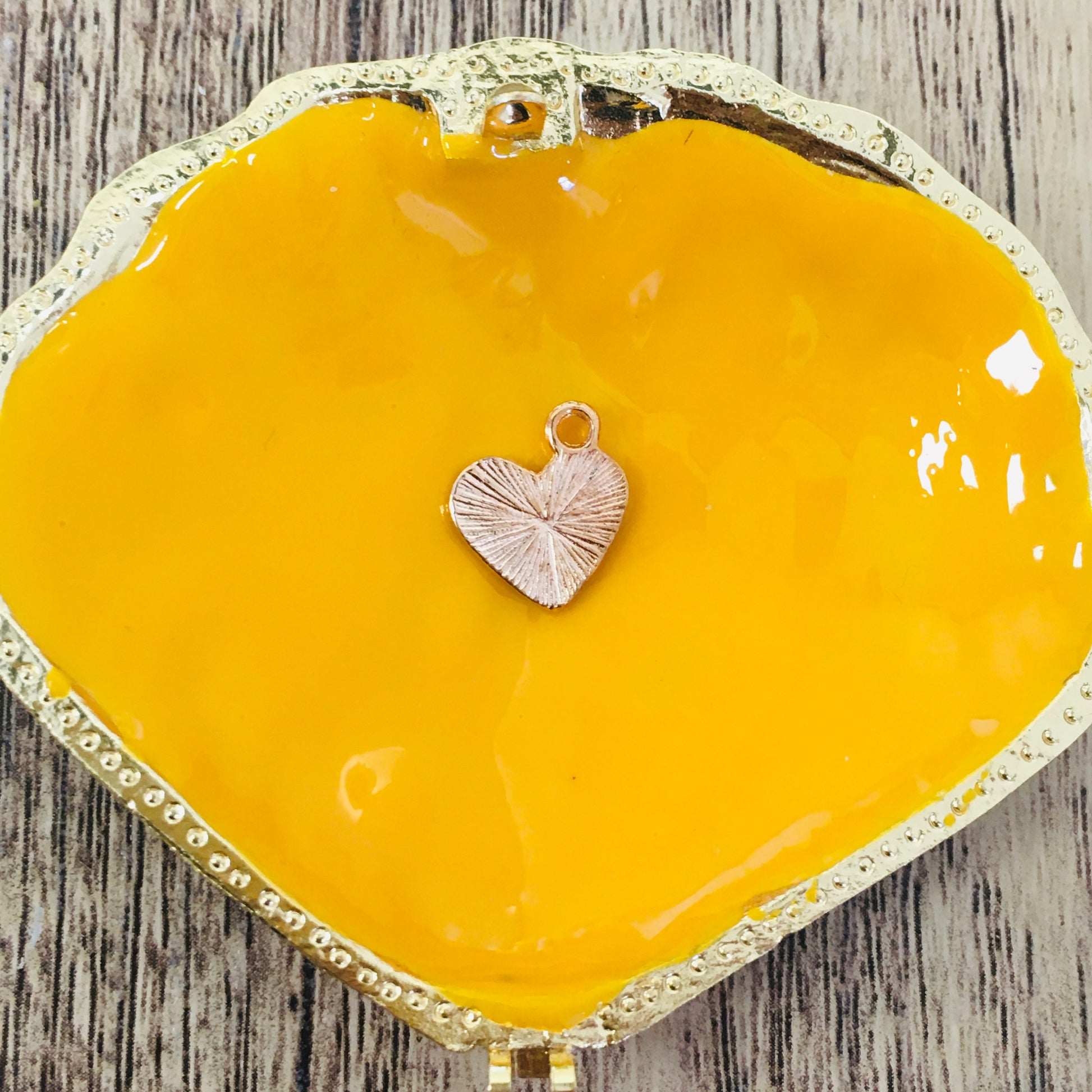 Floating Heart Enamel Charm | Bellaire Wholesale