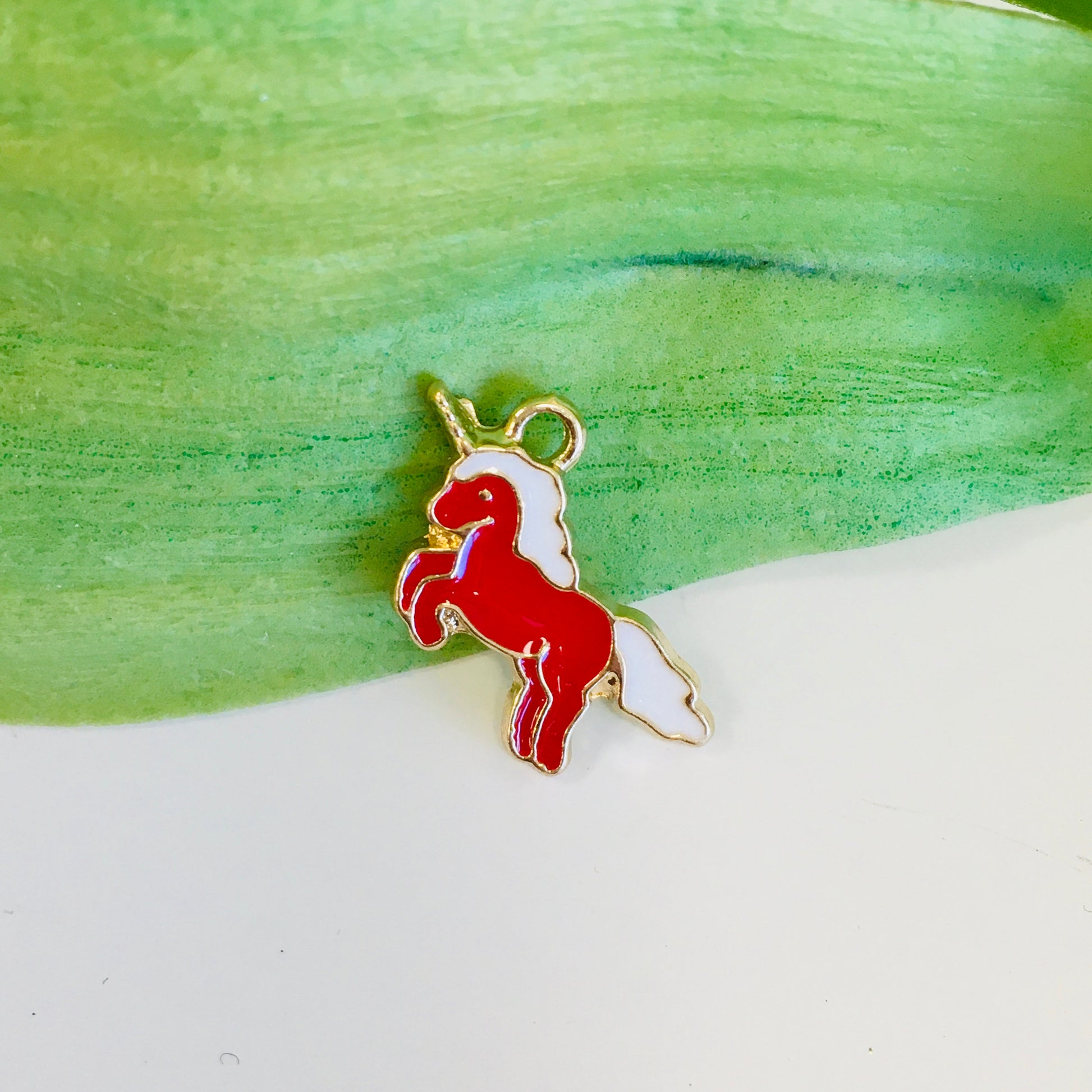 Enamel Unicorn Pendant | Bellaire Wholesale