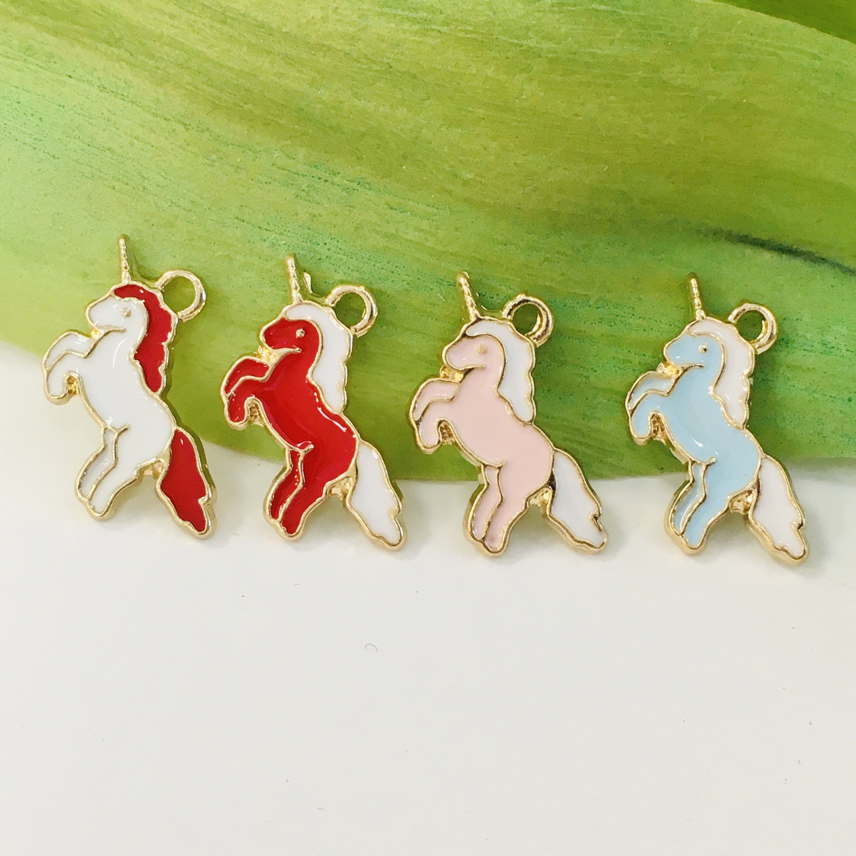 Enamel Unicorn Pendant | Bellaire Wholesale