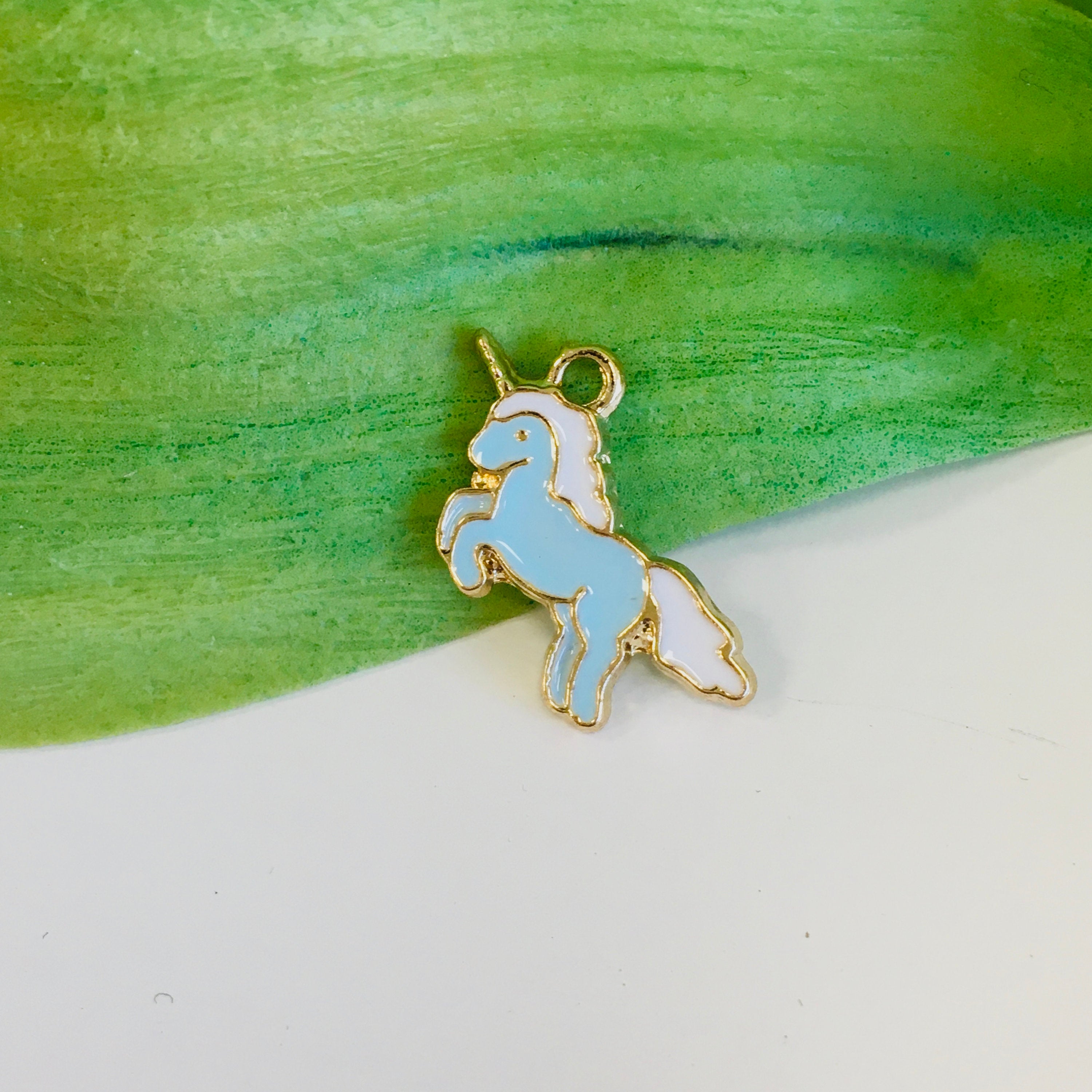 Enamel Unicorn Pendant | Bellaire Wholesale