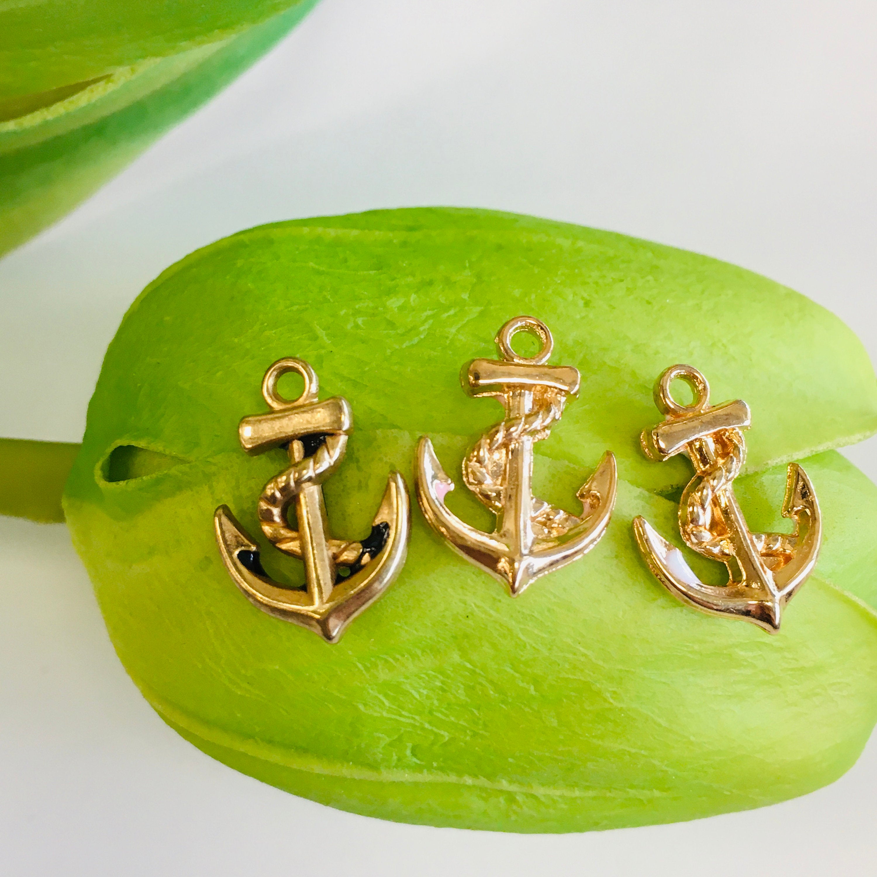 Enamel Anchor Charm | Bellaire Wholesale