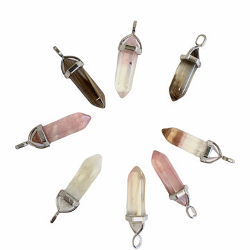 Water Melon Quartz Bullet Pendant | Bellaire Wholesale