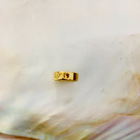 18k Gold Plated Smiley Bead | Bellaire Wholesale