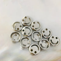 18k Gold Plated Smiley Bead | Bellaire Wholesale